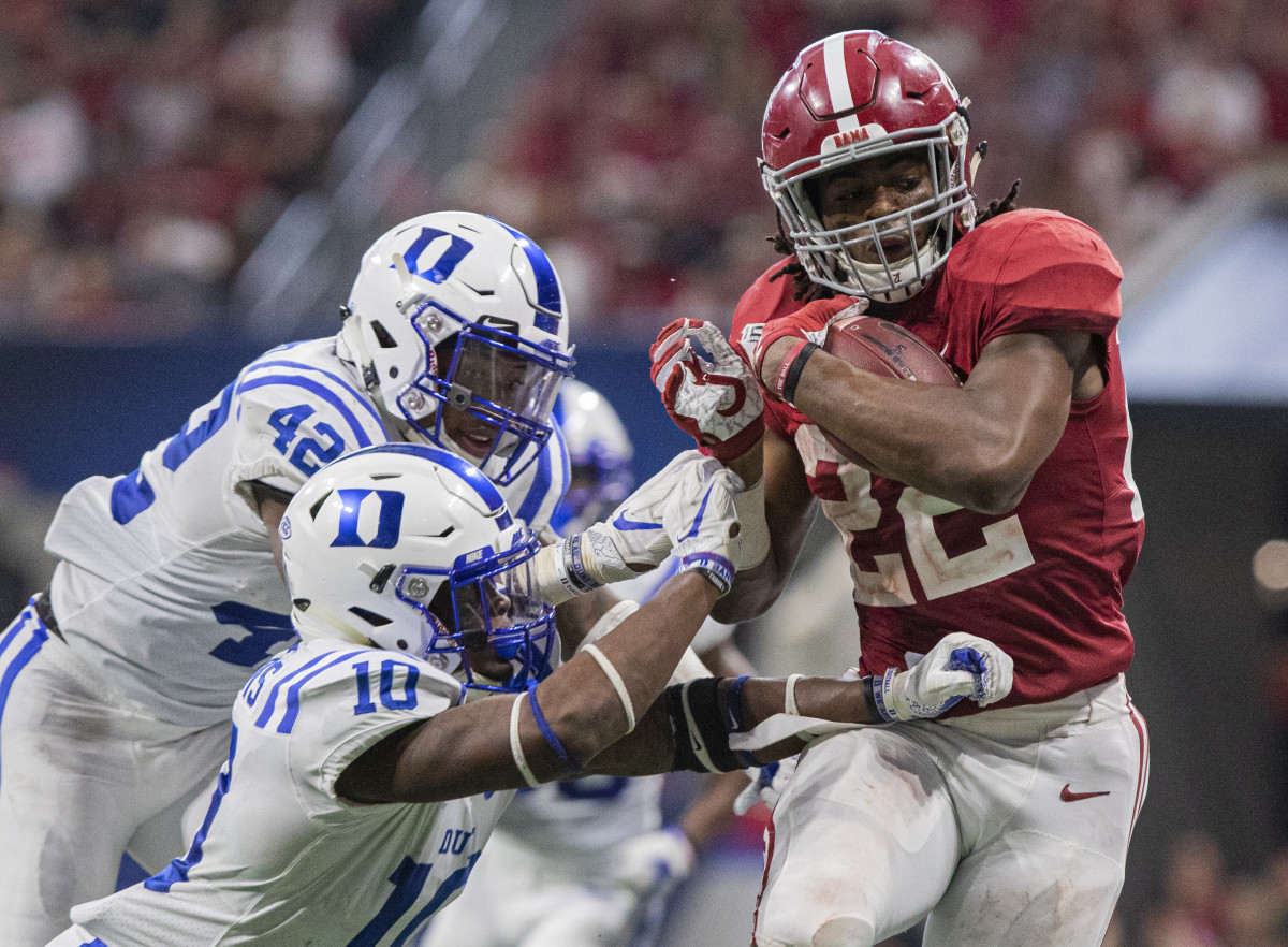 Najee Harris against Duke, Aug. 31, 2019